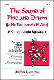 The Sound of Pipe and Drum Two-Part choral sheet music cover Thumbnail